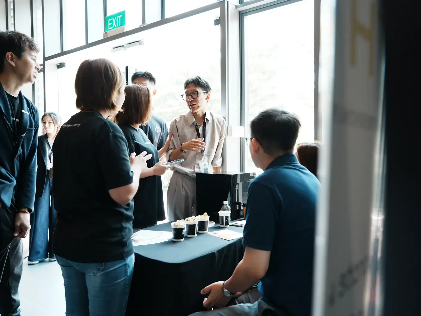 Guests filling the showroom floor at the last Design 4 Space event