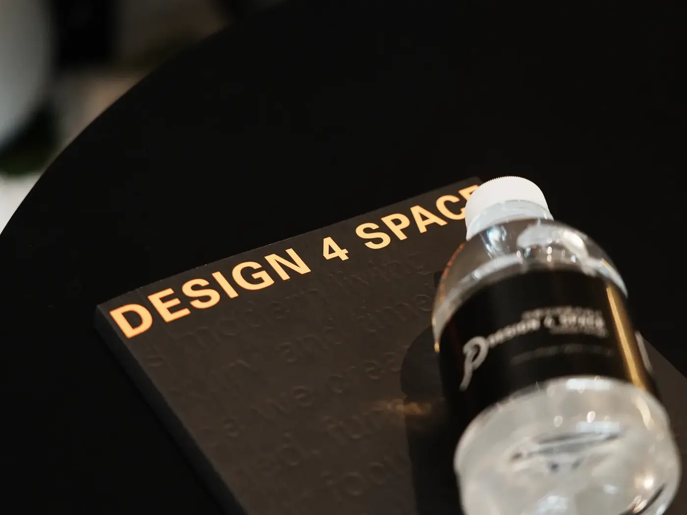 Embossed Design 4 Space folder on the consultation table